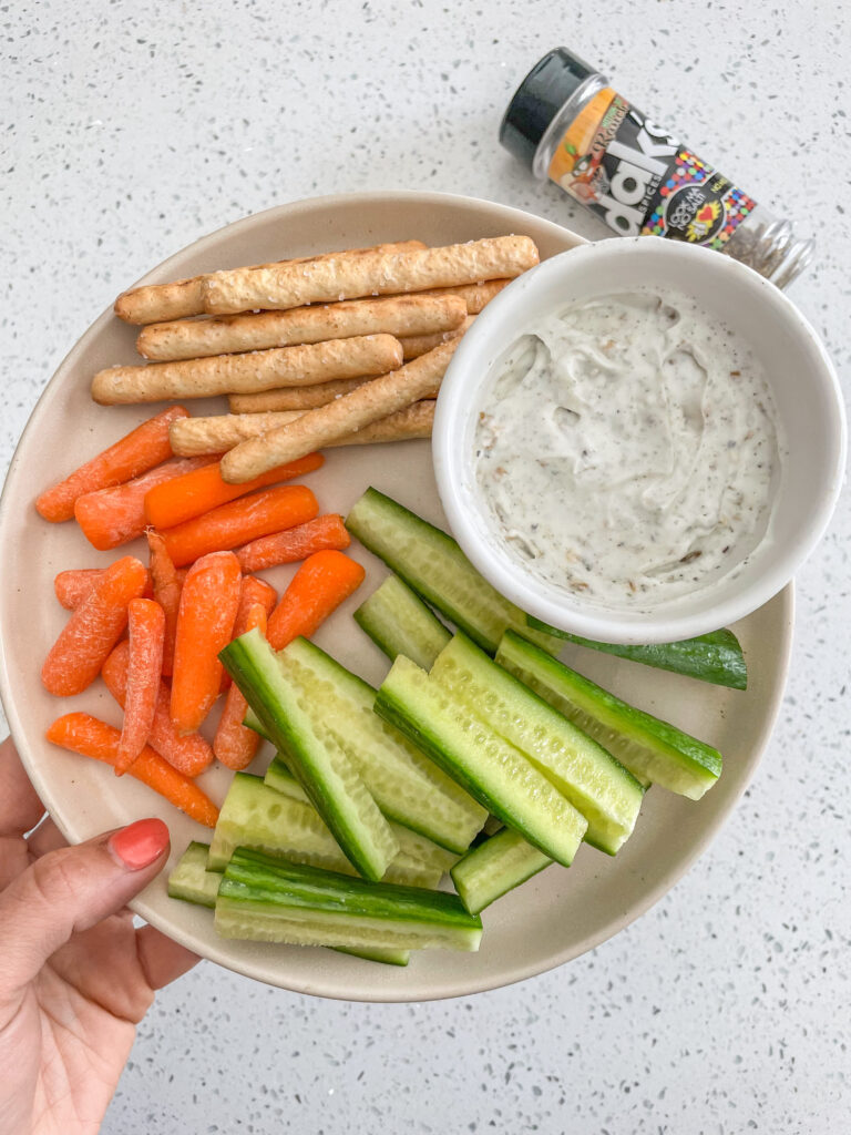 Ranch Dip Snack Plate