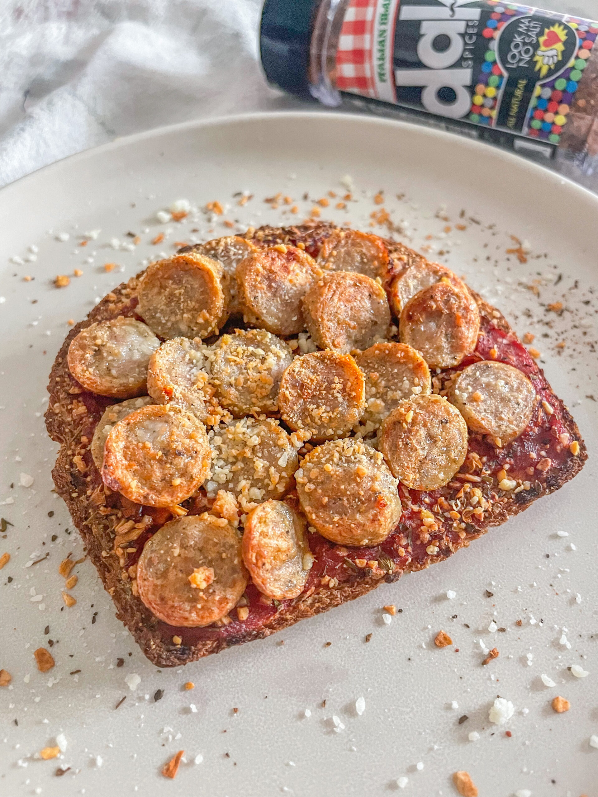 Air Fried Pizza Toast